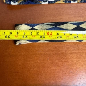 Lot of 3 Zoni Inc. Men's Silk Ties Geometric Chevron Harlequin Retro Prints – photo 7