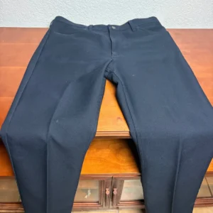 Wrangler Men's Navy Blue Wrinkle Resist Western Dress Jeans Pants 36x32