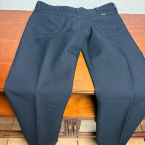 Wrangler Men's Navy Blue Wrinkle Resist Western Dress Jeans Pants 36x32 – photo 2