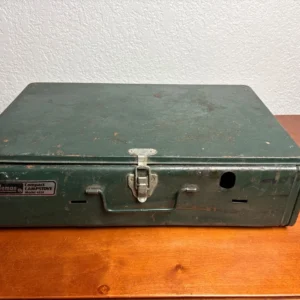 Vintage Coleman Compact 2 Burner Camp Stove Model 425F With Red Fuel Tank Case – photo 2
