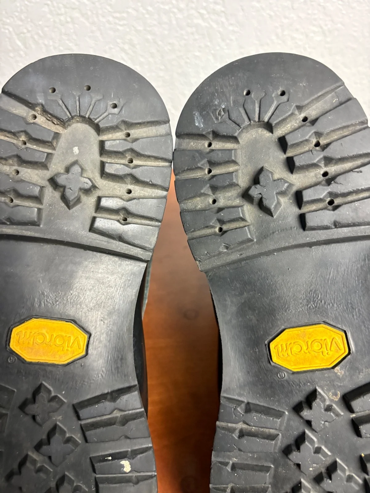 All American Boot Mfg Black Leather Firefighter Duty Boots Vibram Sole 11 EE USA – photo 10