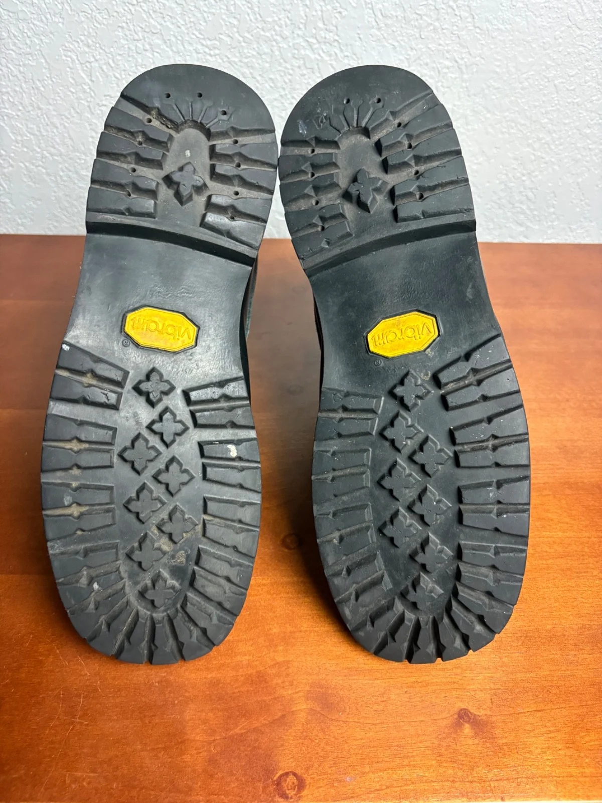 All American Boot Mfg Black Leather Firefighter Duty Boots Vibram Sole 11 EE USA – photo 11