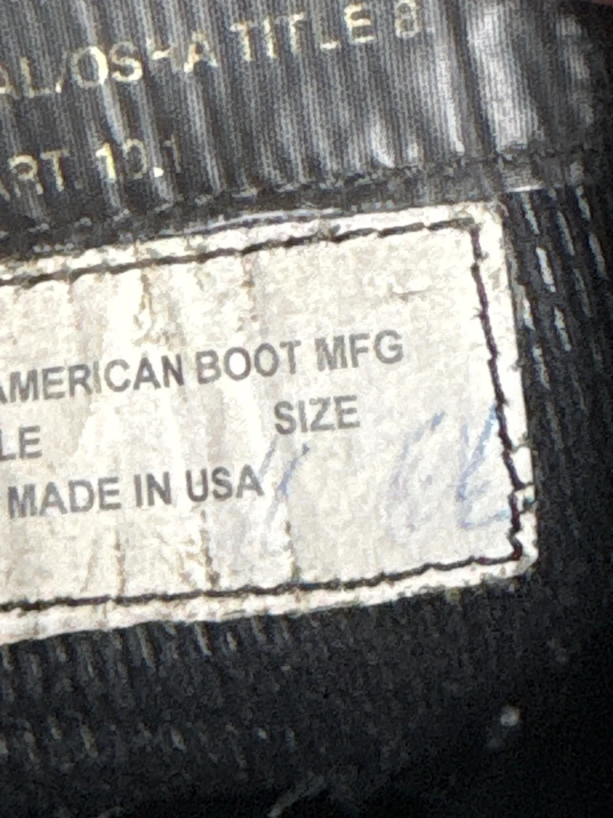 All American Boot Mfg Black Leather Firefighter Duty Boots Vibram Sole 11 EE USA – photo 14