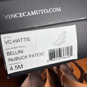 Vince Camuto VC-HATTIE Bellini Patent Strappy Platform Wedge Sandals Size 4.5M – photo 11