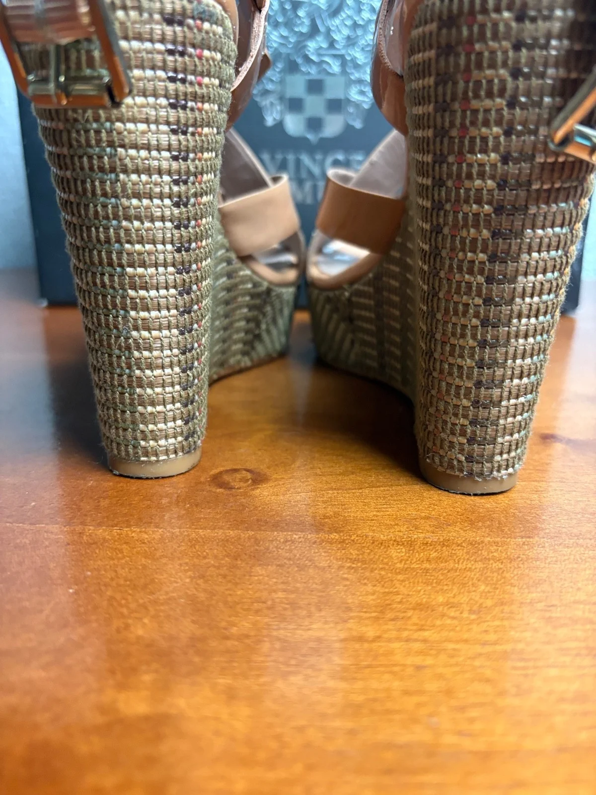 Vince Camuto VC-HATTIE Bellini Patent Strappy Platform Wedge Sandals Size 4.5M – photo 7