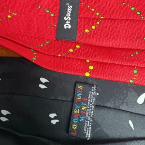 Lot of 2 Vintage Men's Character Ties - Dr. Seuss The Grinch & 1993 Looney Tunes – photo 19