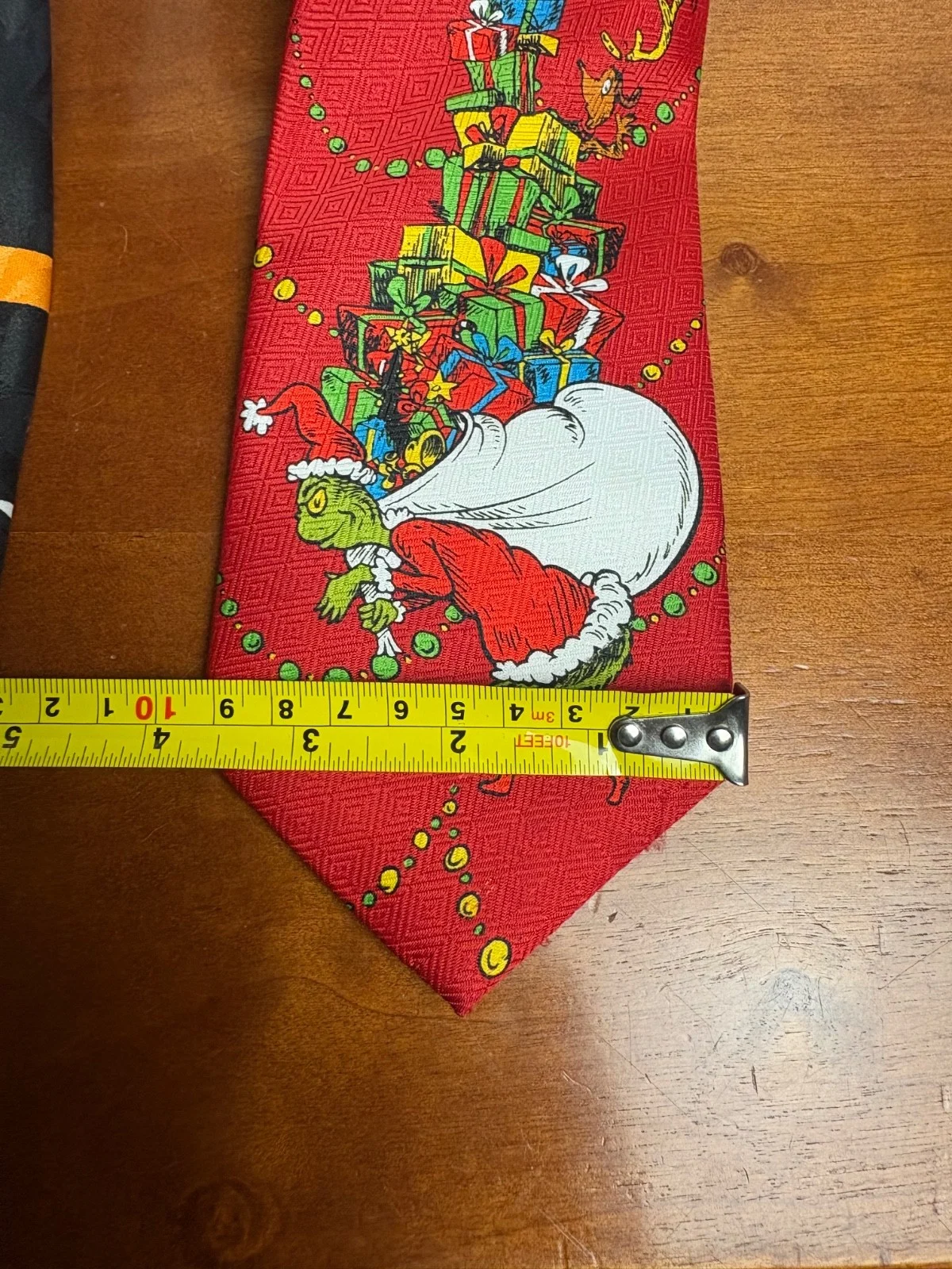 Lot of 2 Vintage Men's Character Ties - Dr. Seuss The Grinch & 1993 Looney Tunes – photo 4