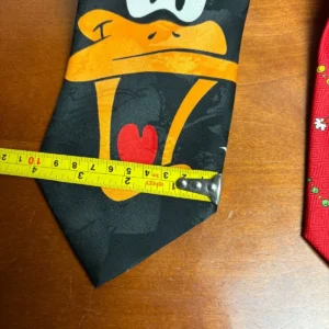 Lot of 2 Vintage Men's Character Ties - Dr. Seuss The Grinch & 1993 Looney Tunes – photo 5