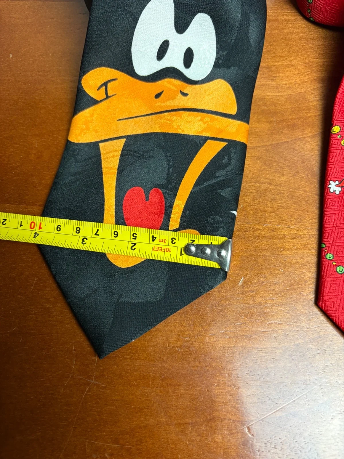 Lot of 2 Vintage Men's Character Ties - Dr. Seuss The Grinch & 1993 Looney Tunes – photo 5