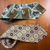 Lot of 2 Gian Marco Venturi Silk Ties Vintage Floral Geometric Made in Italy