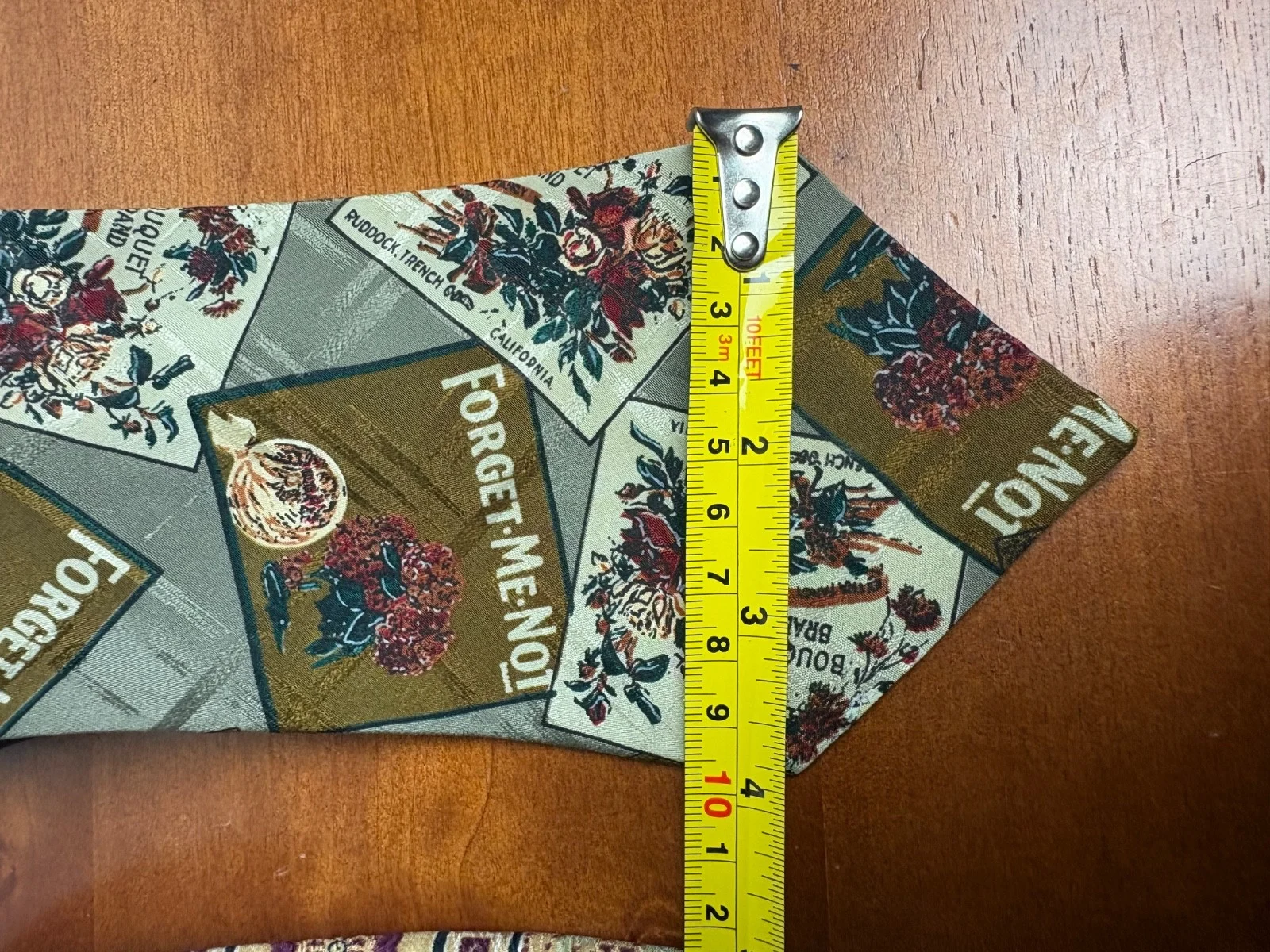Lot of 2 Gian Marco Venturi Silk Ties Vintage Floral Geometric Made in Italy – photo 2
