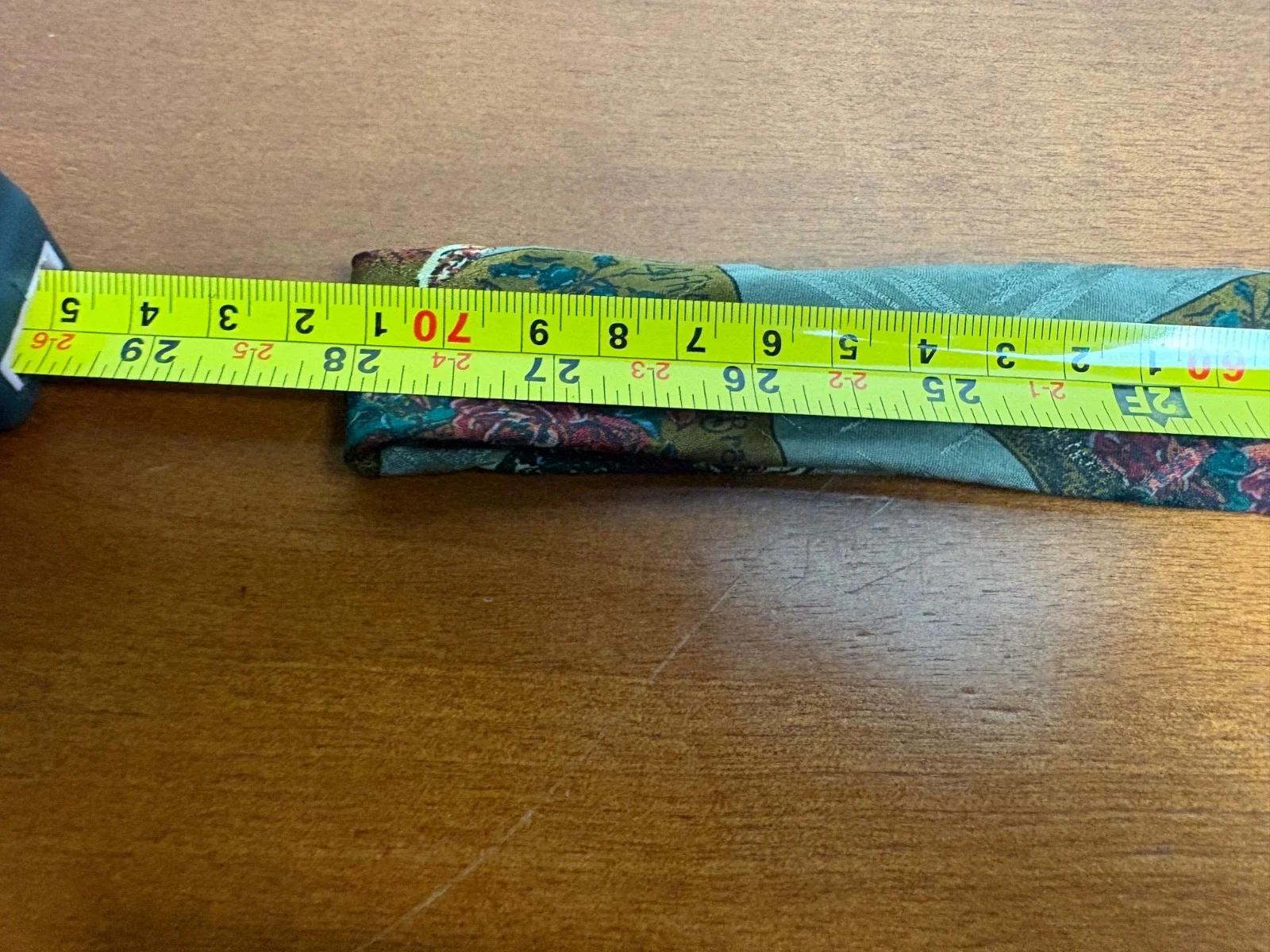 Lot of 2 Gian Marco Venturi Silk Ties Vintage Floral Geometric Made in Italy – photo 7