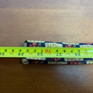 Lot of 2 Addison on Madison Handmade Silk Neckties Floral Checks Blue Yellow – photo 12