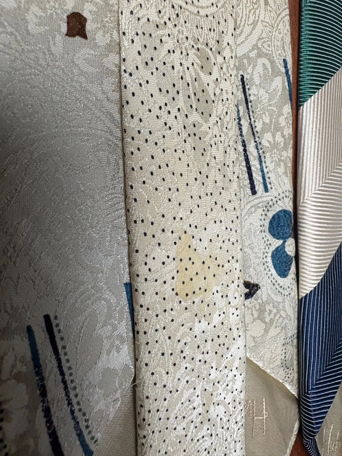 Hubert Milano 100% Silk Tie Lot of 2 Made in Italy – photo 11