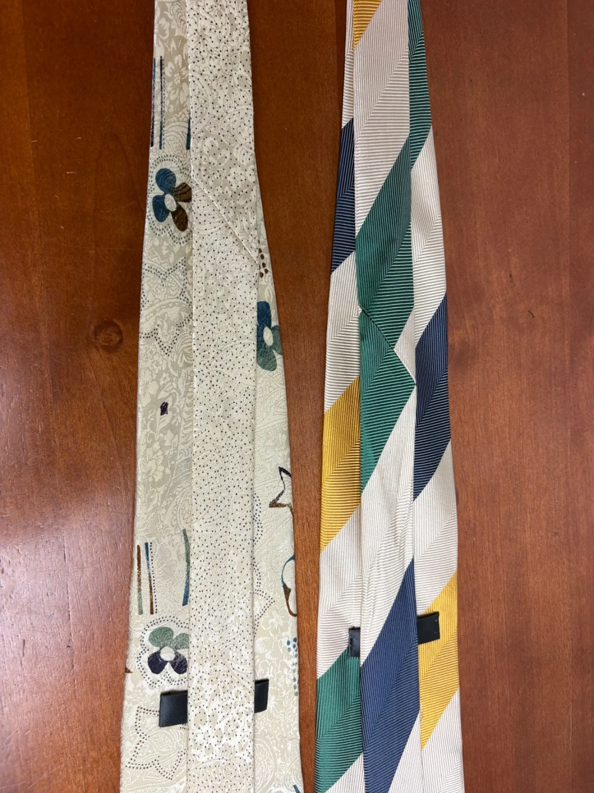 Hubert Milano 100% Silk Tie Lot of 2 Made in Italy – photo 12