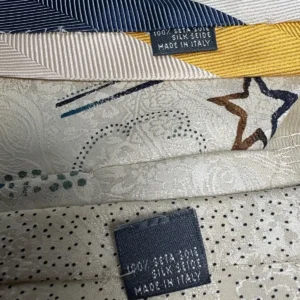 Hubert Milano 100% Silk Tie Lot of 2 Made in Italy – photo 14