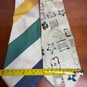 Hubert Milano 100% Silk Tie Lot of 2 Made in Italy – photo 17