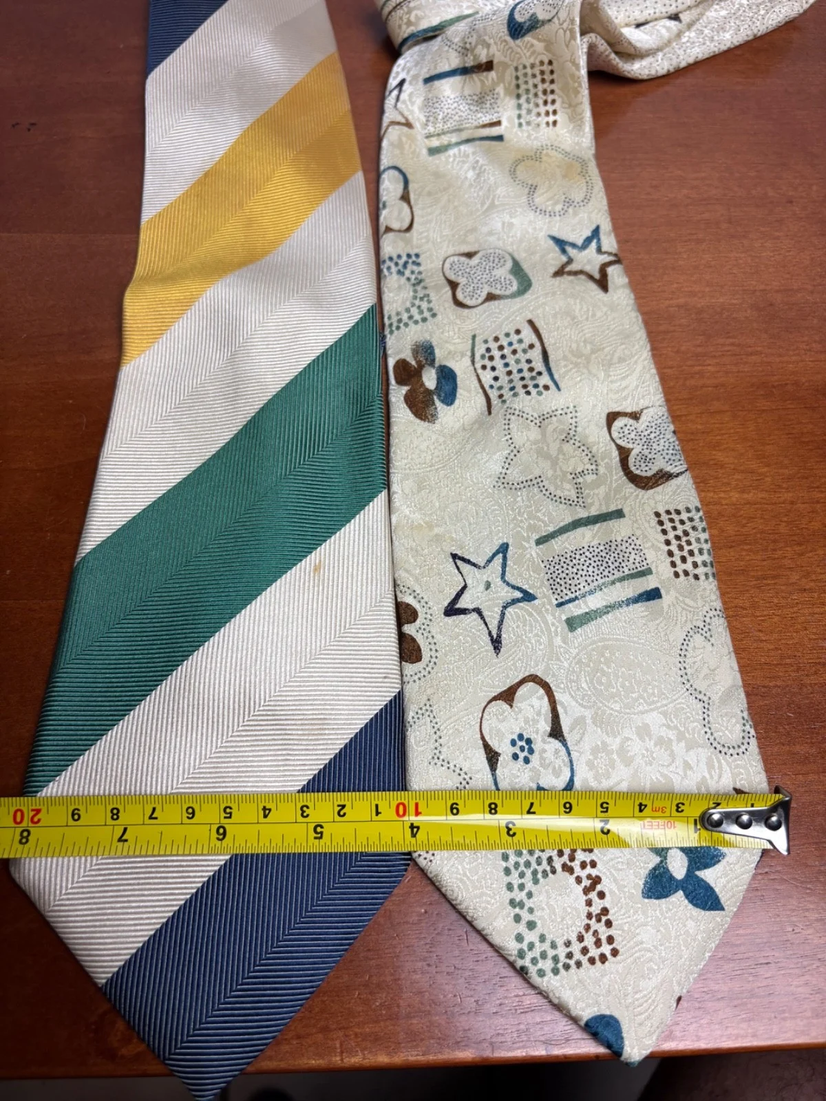 Hubert Milano 100% Silk Tie Lot of 2 Made in Italy – photo 17