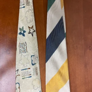 Hubert Milano 100% Silk Tie Lot of 2 Made in Italy – photo 5