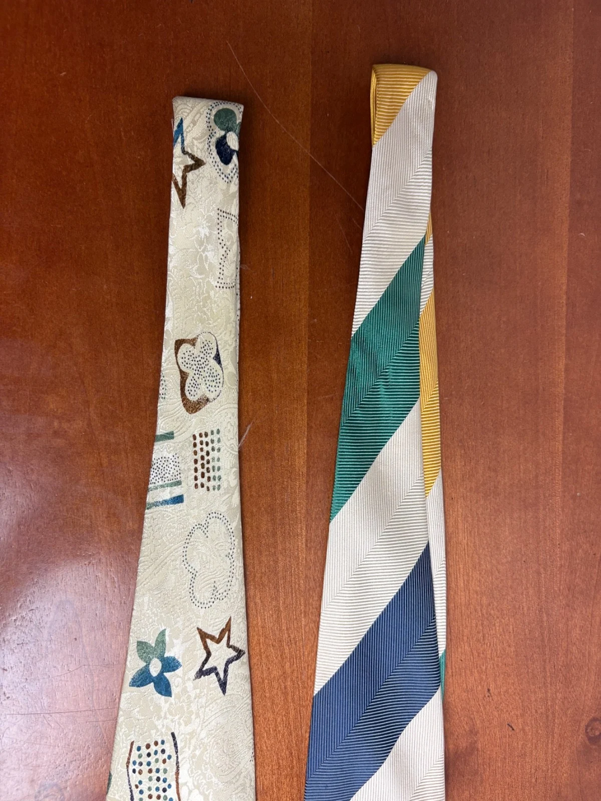 Hubert Milano 100% Silk Tie Lot of 2 Made in Italy – photo 6