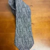 Pal Zileri Italy Silk Tie Purple Green Floral Paisley Geometric Luxury Necktie