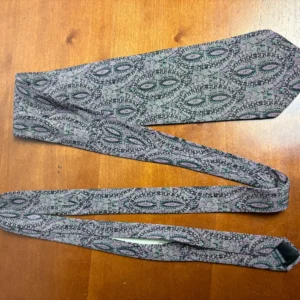 Pal Zileri Italy Silk Tie Purple Green Floral Paisley Geometric Luxury Necktie – photo 3