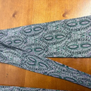Pal Zileri Italy Silk Tie Purple Green Floral Paisley Geometric Luxury Necktie – photo 4