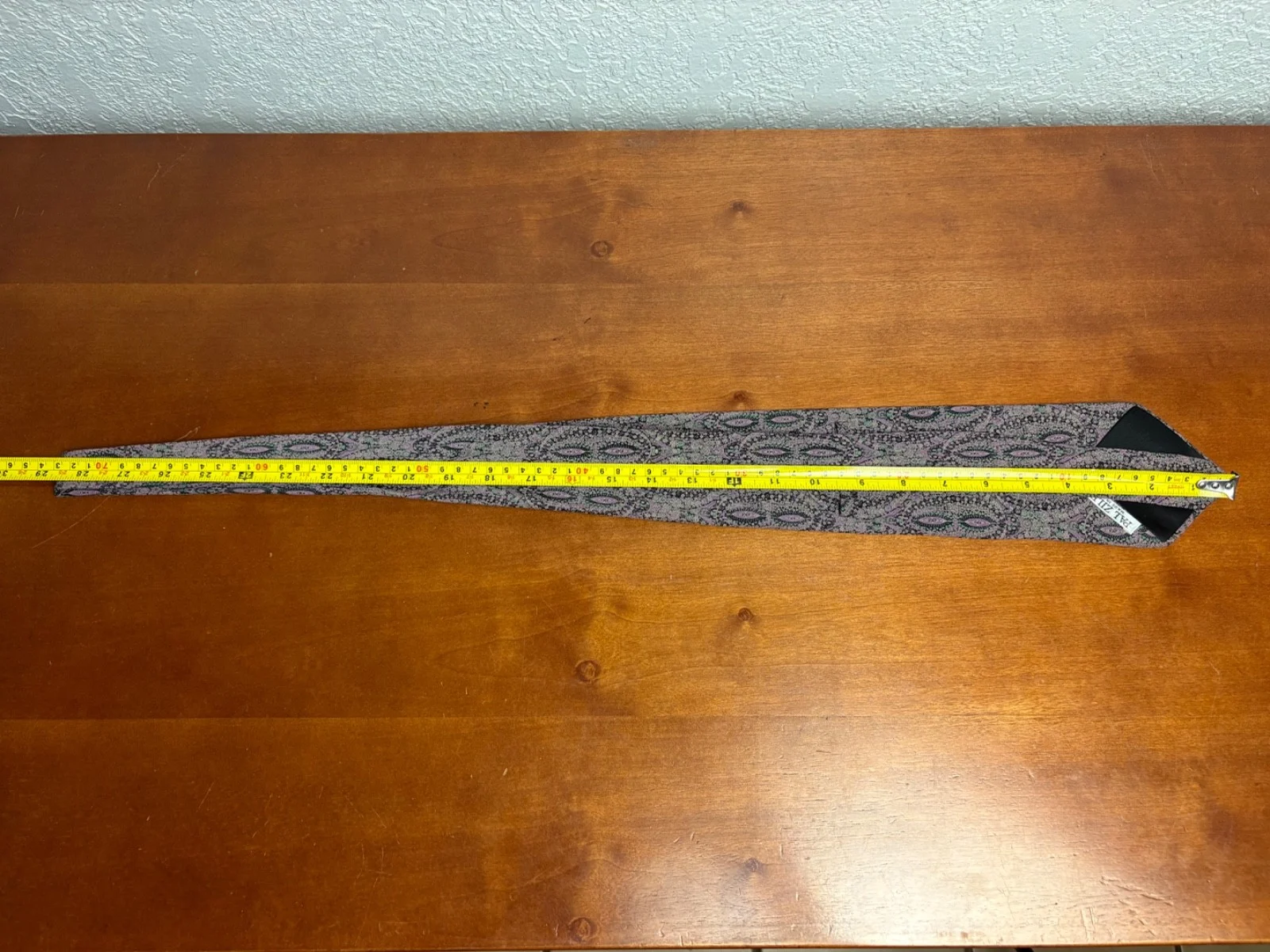 Pal Zileri Italy Silk Tie Purple Green Floral Paisley Geometric Luxury Necktie – photo 6