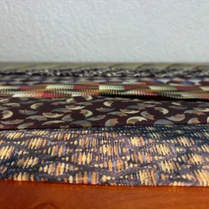 Jhane Barnes Silk Necktie Lot 6 Vintage Geometric Abstract Patterns Designer Tie – photo 12