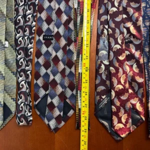 Jhane Barnes Silk Necktie Lot 6 Vintage Geometric Abstract Patterns Designer Tie – photo 15