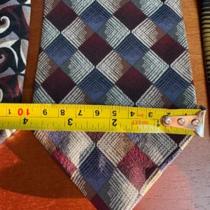 Jhane Barnes Silk Necktie Lot 6 Vintage Geometric Abstract Patterns Designer Tie – photo 3