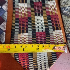 Jhane Barnes Silk Necktie Lot 6 Vintage Geometric Abstract Patterns Designer Tie – photo 4