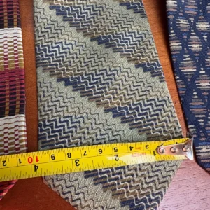 Jhane Barnes Silk Necktie Lot 6 Vintage Geometric Abstract Patterns Designer Tie – photo 5
