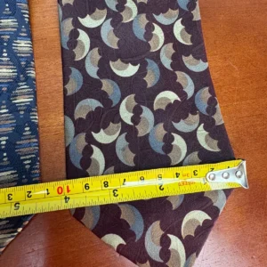 Jhane Barnes Silk Necktie Lot 6 Vintage Geometric Abstract Patterns Designer Tie – photo 7