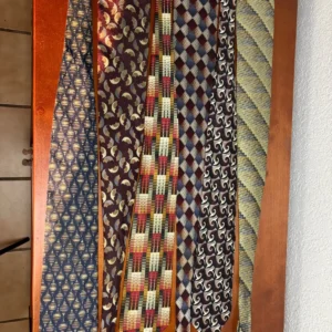 Jhane Barnes Silk Necktie Lot 6 Vintage Geometric Abstract Patterns Designer Tie – photo 8