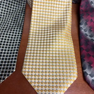 Lot of 4 Joseph & Feiss International 100% Silk Ties Geometric Abstract Patterns – photo 4