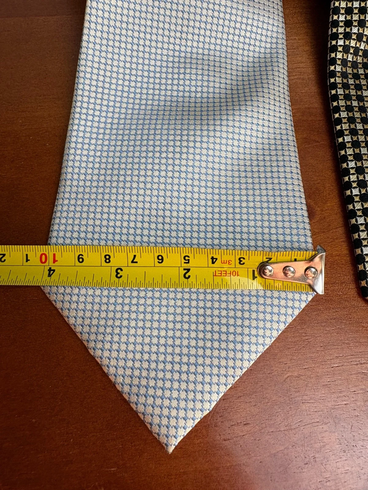 Lot of 4 Joseph & Feiss International 100% Silk Ties Geometric Abstract Patterns – photo 6
