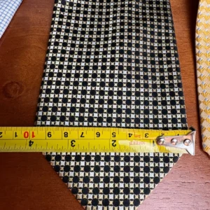 Lot of 4 Joseph & Feiss International 100% Silk Ties Geometric Abstract Patterns – photo 7