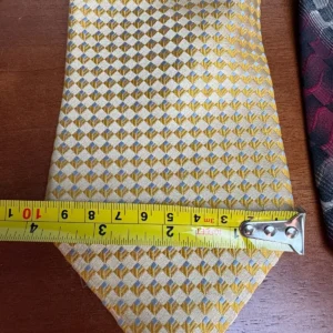 Lot of 4 Joseph & Feiss International 100% Silk Ties Geometric Abstract Patterns – photo 8