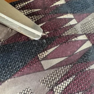 Robert Talbott Best of Class Silk Tie Italy Geometric Abstract Burgundy Gray – photo 12