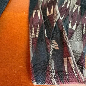 Robert Talbott Best of Class Silk Tie Italy Geometric Abstract Burgundy Gray – photo 16