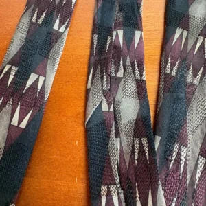 Robert Talbott Best of Class Silk Tie Italy Geometric Abstract Burgundy Gray – photo 17