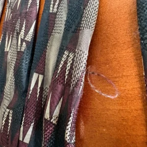 Robert Talbott Best of Class Silk Tie Italy Geometric Abstract Burgundy Gray – photo 7