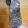 Joseph Abboud Men's Silk Tie Brown Paisley Floral Made in Italy