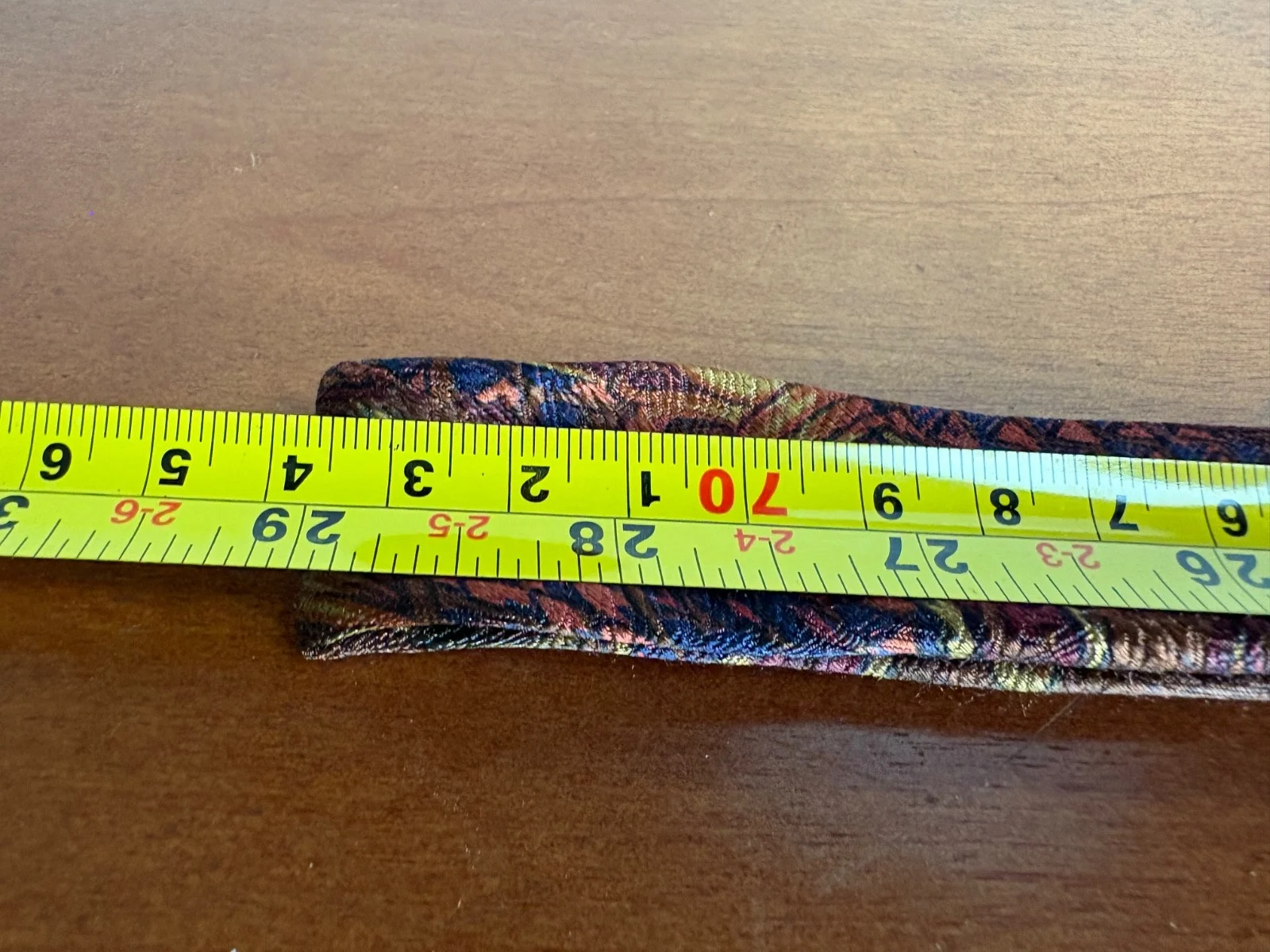 Joseph Abboud Men's Silk Tie Brown Paisley Floral Made in Italy – photo 13