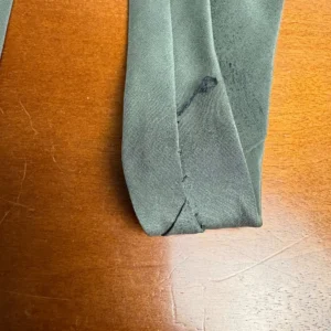M.R. Murphy Hand Painted Silk Tie Vintage Sage Green Black Abstract Geometric – photo 8