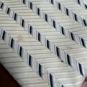 Hugo Boss Tie Men's Pale Yellow Geometric Stripe 100% Silk Made in Italy – photo 8