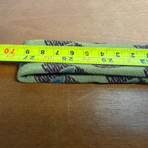 Giorgio Armani Cravatte Silk Tie Made in Italy Olive Green Geometric Oval Print – photo 12