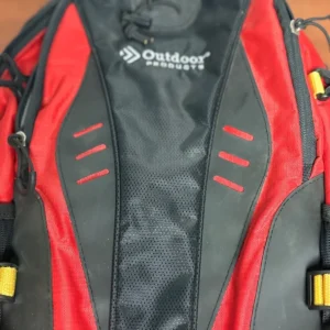 Outdoor Products Hydration Backpack Red Black Hiking Daypack w/ 2L Water Bladder – photo 2