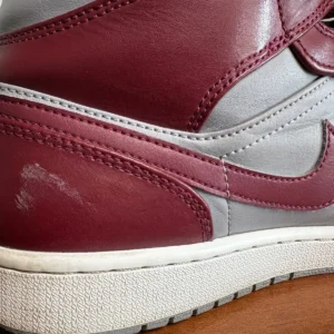 Nike Air Jordan 1 Mid Bordeaux Cement Grey DQ8426-615 Men's Size 10 Used – photo 6